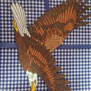 Colorful Embroidered Eagle Bird Patch